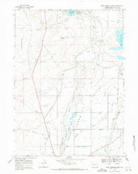 Eden Reservoir West Wyoming Historical topographic map, 1:24000 scale, 7.5 X 7.5 Minute, Year 1968
