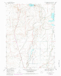 Eden Reservoir West Wyoming Historical topographic map, 1:24000 scale, 7.5 X 7.5 Minute, Year 1968