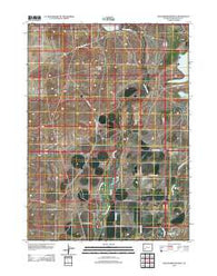 Eden Reservoir West Wyoming Historical topographic map, 1:24000 scale, 7.5 X 7.5 Minute, Year 2012