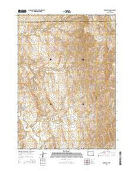 Edgerton Wyoming Current topographic map, 1:24000 scale, 7.5 X 7.5 Minute, Year 2015