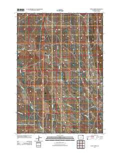 Edith Creek Wyoming Historical topographic map, 1:24000 scale, 7.5 X 7.5 Minute, Year 2012