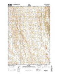 Edith Creek Wyoming Current topographic map, 1:24000 scale, 7.5 X 7.5 Minute, Year 2015
