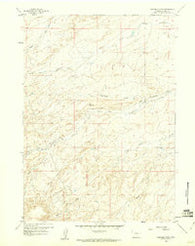Eightmile Draw Wyoming Historical topographic map, 1:24000 scale, 7.5 X 7.5 Minute, Year 1959