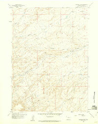 Eightmile Draw Wyoming Historical topographic map, 1:24000 scale, 7.5 X 7.5 Minute, Year 1959