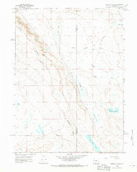 Eightmile Lake Wyoming Historical topographic map, 1:24000 scale, 7.5 X 7.5 Minute, Year 1966
