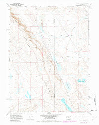 Eightmile Lake Wyoming Historical topographic map, 1:24000 scale, 7.5 X 7.5 Minute, Year 1966