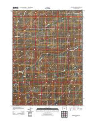 Eightmile Draw Wyoming Historical topographic map, 1:24000 scale, 7.5 X 7.5 Minute, Year 2012
