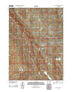 Eightmile Lake Wyoming Historical topographic map, 1:24000 scale, 7.5 X 7.5 Minute, Year 2012