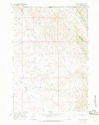 Elk Basin NW Wyoming Historical topographic map, 1:24000 scale, 7.5 X 7.5 Minute, Year 1966