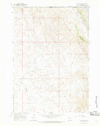 Elk Basin NW Wyoming Historical topographic map, 1:24000 scale, 7.5 X 7.5 Minute, Year 1966