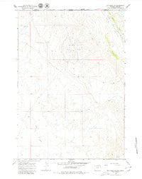 Elk Basin NW Wyoming Historical topographic map, 1:24000 scale, 7.5 X 7.5 Minute, Year 1966