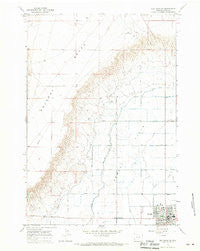 Elk Basin SE Wyoming Historical topographic map, 1:24000 scale, 7.5 X 7.5 Minute, Year 1966