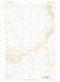 Elk Basin SW Wyoming Historical topographic map, 1:24000 scale, 7.5 X 7.5 Minute, Year 1966