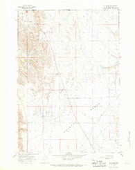 Elk Basin Wyoming Historical topographic map, 1:24000 scale, 7.5 X 7.5 Minute, Year 1966