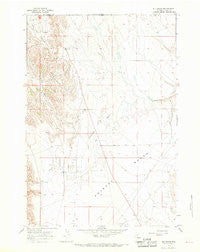 Elk Basin Wyoming Historical topographic map, 1:24000 scale, 7.5 X 7.5 Minute, Year 1966