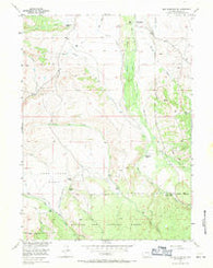 Elk Mountain SW Wyoming Historical topographic map, 1:24000 scale, 7.5 X 7.5 Minute, Year 1955