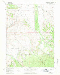 Elk Mountain SW Wyoming Historical topographic map, 1:24000 scale, 7.5 X 7.5 Minute, Year 1955