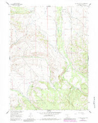 Elk Mountain SW Wyoming Historical topographic map, 1:24000 scale, 7.5 X 7.5 Minute, Year 1955