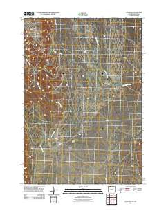 Elk Basin Wyoming Historical topographic map, 1:24000 scale, 7.5 X 7.5 Minute, Year 2011