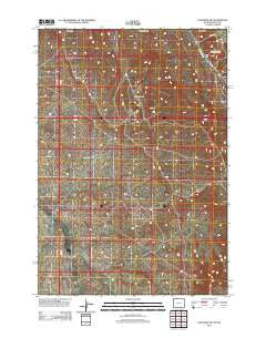 Elk Basin NW Wyoming Historical topographic map, 1:24000 scale, 7.5 X 7.5 Minute, Year 2012