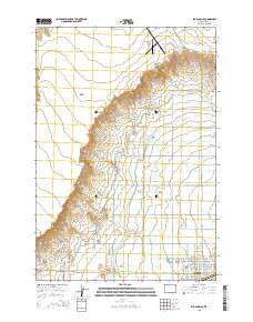 Elk Basin SE Wyoming Current topographic map, 1:24000 scale, 7.5 X 7.5 Minute, Year 2015