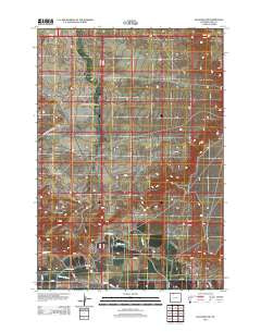 Elk Basin SW Wyoming Historical topographic map, 1:24000 scale, 7.5 X 7.5 Minute, Year 2012