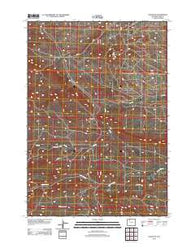 Elk Butte Wyoming Historical topographic map, 1:24000 scale, 7.5 X 7.5 Minute, Year 2012