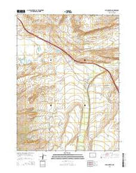Elk Mountain Wyoming Current topographic map, 1:24000 scale, 7.5 X 7.5 Minute, Year 2015