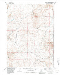 Elkhorn Springs Wyoming Historical topographic map, 1:24000 scale, 7.5 X 7.5 Minute, Year 1953