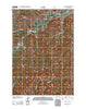 Elkhorn Peak Wyoming Historical topographic map, 1:24000 scale, 7.5 X 7.5 Minute, Year 2012