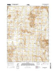 Elkhorn Springs Wyoming Current topographic map, 1:24000 scale, 7.5 X 7.5 Minute, Year 2015