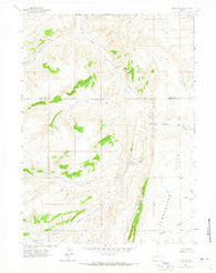 Elkol SW Wyoming Historical topographic map, 1:24000 scale, 7.5 X 7.5 Minute, Year 1962