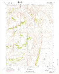 Elkol SW Wyoming Historical topographic map, 1:24000 scale, 7.5 X 7.5 Minute, Year 1962