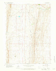 Elkol Wyoming Historical topographic map, 1:24000 scale, 7.5 X 7.5 Minute, Year 1962