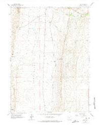 Elkol Wyoming Historical topographic map, 1:24000 scale, 7.5 X 7.5 Minute, Year 1962