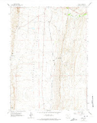 Elkol Wyoming Historical topographic map, 1:24000 scale, 7.5 X 7.5 Minute, Year 1962