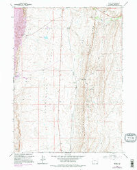 Elkol Wyoming Historical topographic map, 1:24000 scale, 7.5 X 7.5 Minute, Year 1962