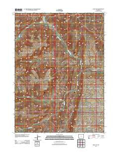 Elkol SW Wyoming Historical topographic map, 1:24000 scale, 7.5 X 7.5 Minute, Year 2012