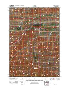 Embar Wyoming Historical topographic map, 1:24000 scale, 7.5 X 7.5 Minute, Year 2012