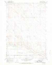 Emblem SE Wyoming Historical topographic map, 1:24000 scale, 7.5 X 7.5 Minute, Year 1966