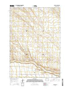 Emblem SE Wyoming Current topographic map, 1:24000 scale, 7.5 X 7.5 Minute, Year 2015