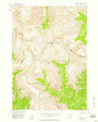 Emerald Lake Wyoming Historical topographic map, 1:24000 scale, 7.5 X 7.5 Minute, Year 1956