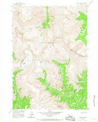 Emerald Lake Wyoming Historical topographic map, 1:24000 scale, 7.5 X 7.5 Minute, Year 1956