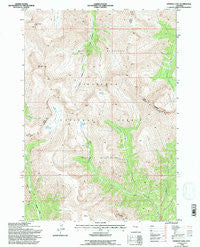 Emerald Lake Wyoming Historical topographic map, 1:24000 scale, 7.5 X 7.5 Minute, Year 1991