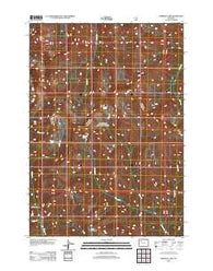 Emerald Lake Wyoming Historical topographic map, 1:24000 scale, 7.5 X 7.5 Minute, Year 2012