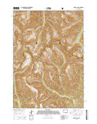 Emerald Lake Wyoming Current topographic map, 1:24000 scale, 7.5 X 7.5 Minute, Year 2015