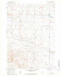 Emigrant Gap NE Wyoming Historical topographic map, 1:24000 scale, 7.5 X 7.5 Minute, Year 1960