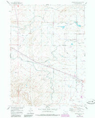 Emigrant Gap NE Wyoming Historical topographic map, 1:24000 scale, 7.5 X 7.5 Minute, Year 1960