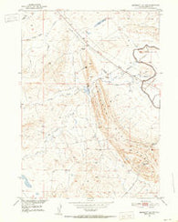 Emigrant Gap NW Wyoming Historical topographic map, 1:24000 scale, 7.5 X 7.5 Minute, Year 1951