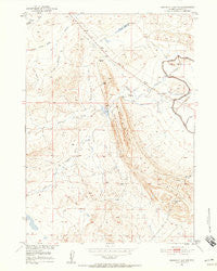 Emigrant Gap NW Wyoming Historical topographic map, 1:24000 scale, 7.5 X 7.5 Minute, Year 1951